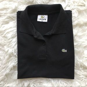 Ultra soft vintage Lacoste black polo
